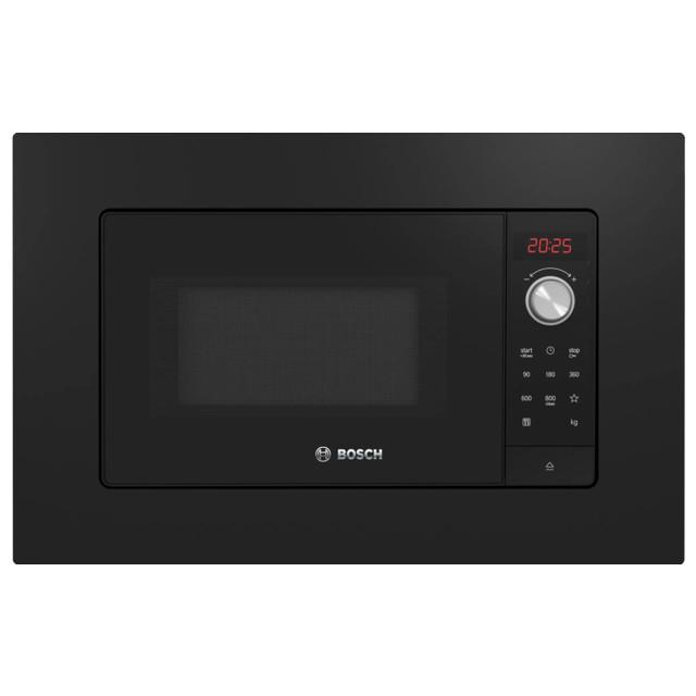 печь СВЧ встраиваемая BOSCH Serie 2 BFL623MC3 20л черный