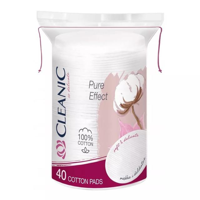 диски ватные CLEANIC Pure Effect 40шт овальные