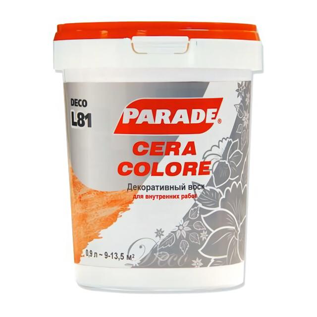 воск декоративный PARADE Deco cera colore L81 бесцветный 0,9л, арт.0005758