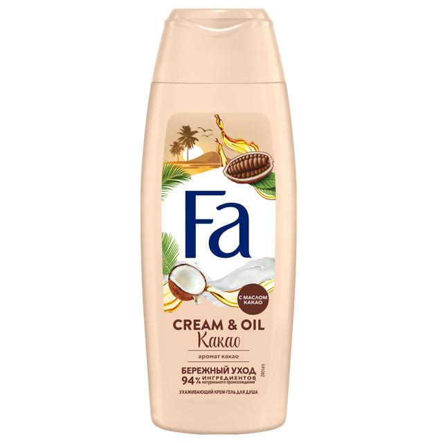 гель для душа FA Cream&Oil Какао 250мл