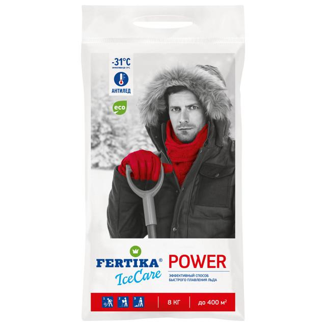 FERTIKA | реагент противогололедный FERTIKA IceCare POWER 8кг