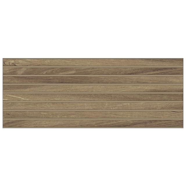 плитка настенная SATEN Forest Natural Ribbon 35x90 коричневая