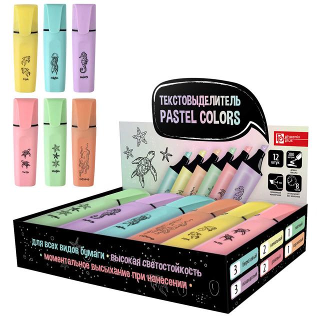 текстовыделитель Pastel colors в ассортименте