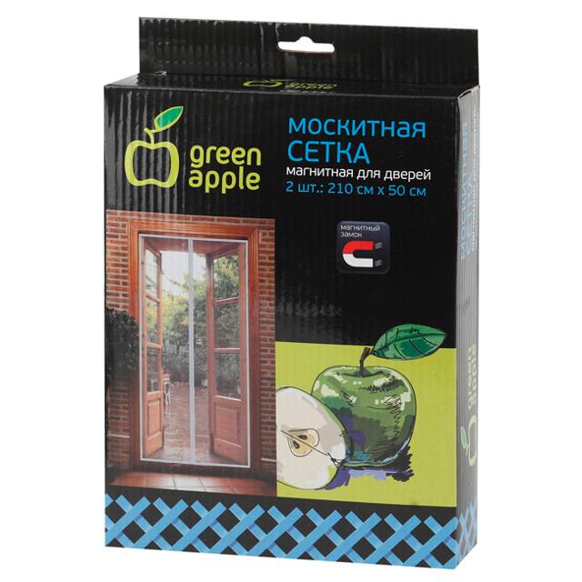 сетка магнитная GREEN APPLE на дверь 210x50см 2шт