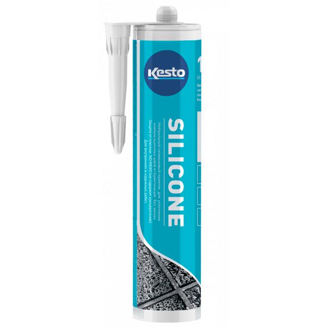 KESTO | герметик силиконовый KESTO 50 Silicone санитарный 310мл черный, арт.79830