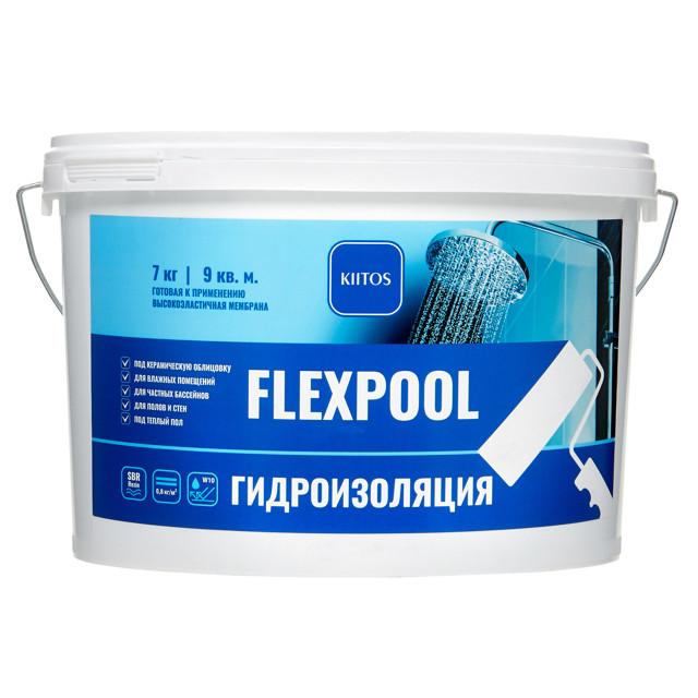 мастика гидроизоляционная KIITOS Flexpool 7кг, арт.7930123610004