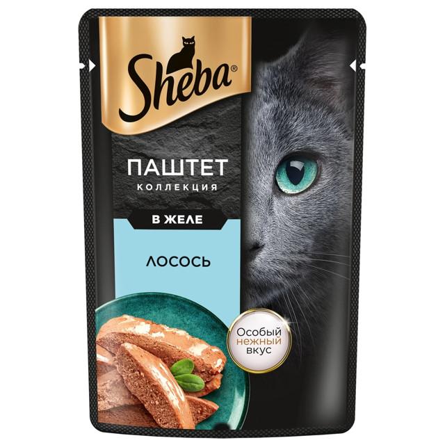 SHEBA | корм для кошек Sheba паштет с лососем 75г