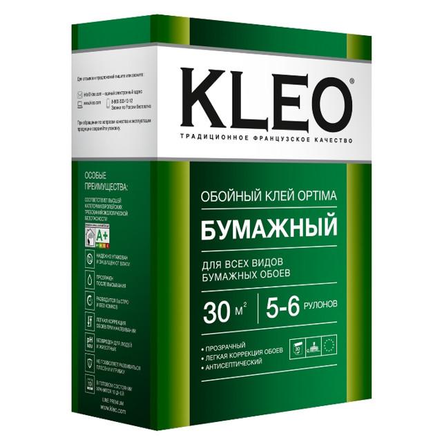 KLEO | клей обойный KLEO OPTIMA бумажный 160г, арт.011 OPTIMA 7-9