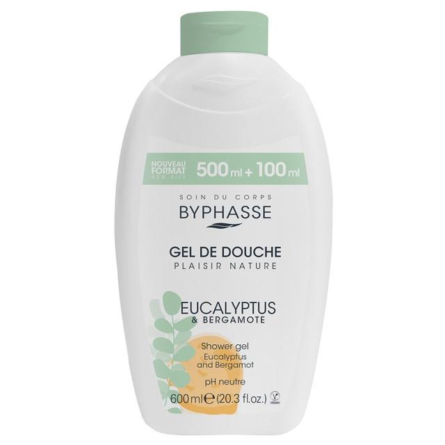 гель для душа BYPHASSE Eucalyptus&Bergamot 600мл