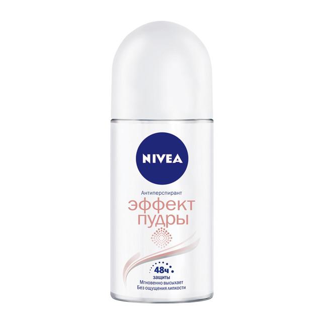 дезодорант женский NIVEA Эффект Пудры, 50 мл, ролик