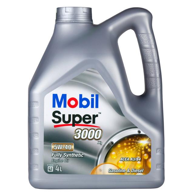 масло моторное MOBIL Super 3000 X1 5W-40 4л