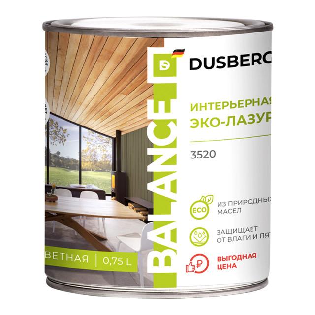 эко-лазурь интерьерная DUSBERG Balance 0,75л бесцветная, арт.3520075