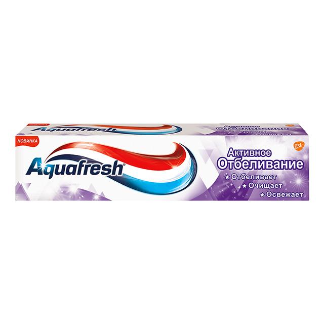 AQUAFRESH | паста зубная AQUAFRESH Активное Отбеливание 100мл