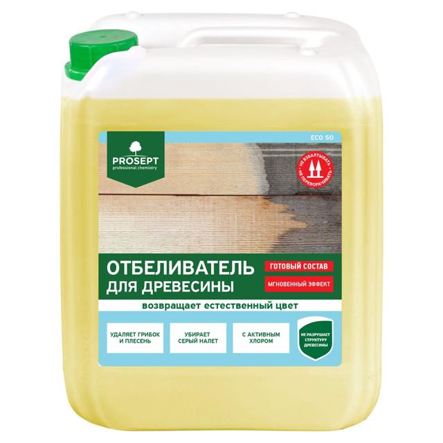 отбеливатель для древесины  PROSEPT ECO 50 5л, арт.012-5