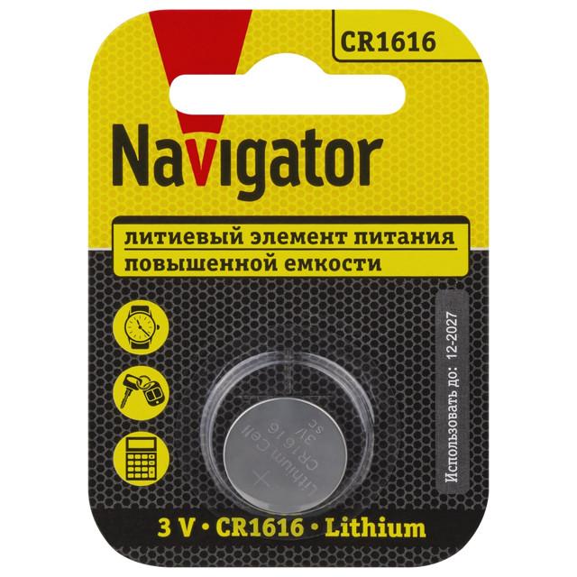 батарейка NAVIGATOR CR1616 1шт