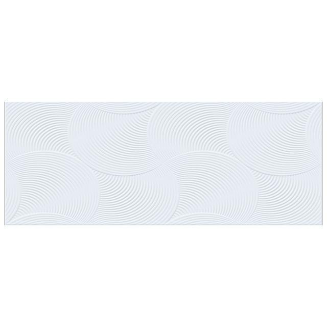 плитка настенная SATEN Blanco Twist абстаркция 35x90 белая