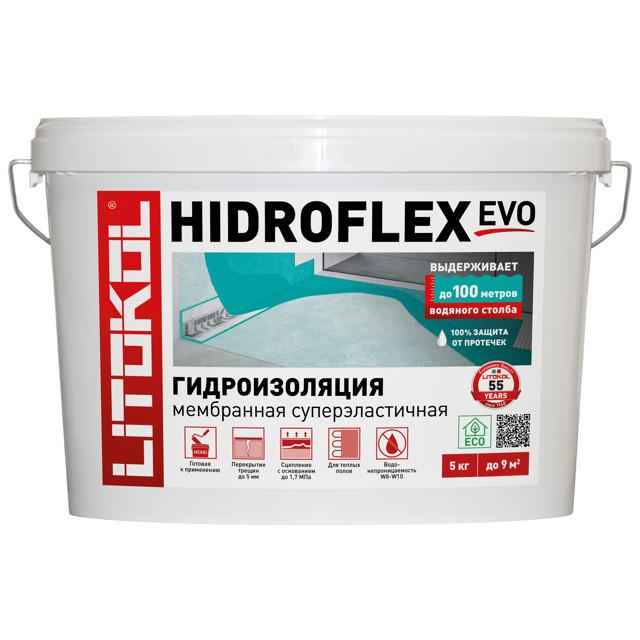 мембрана гидроизоляционная LITOKOL Hidroflex 5кг, арт.HDFX/5