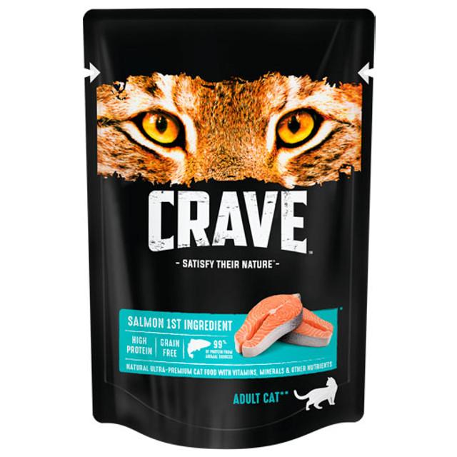 корм для кошек Crave Лосось 70г