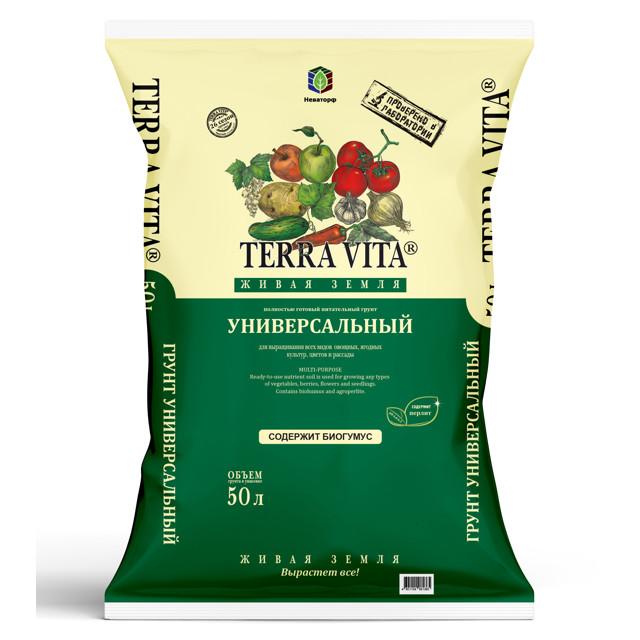 TERRA VITA | почвогрунт Живая земля 50л