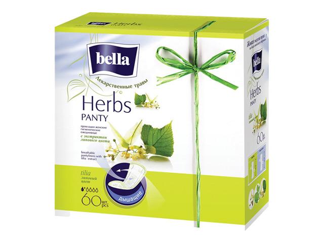 прокладки BELLA Panty Herbs Tilia ежедневные 60шт