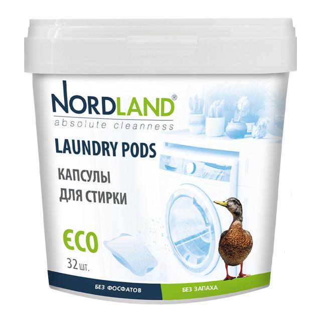 капсулы для стирки NORDLAND Laundry Pods 32х20г