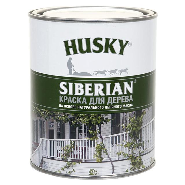 краска фасадная HUSKY SIBERIAN для дерева база С 0,9л, арт.27005