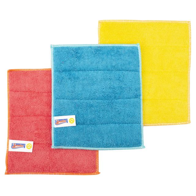 набор салфеток SPONTEX Microfibre Collection 20х17,5см 3шт микрофибра