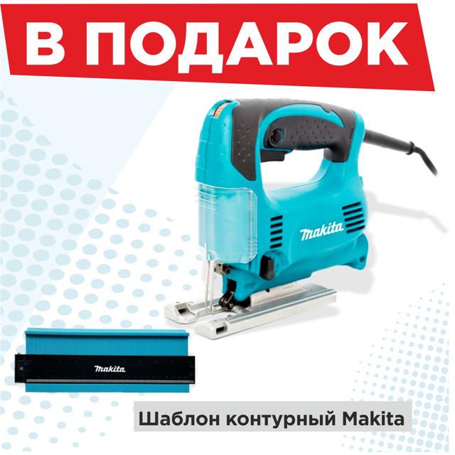 электролобзик MAKITA 4329 450Вт + шаблон контурный