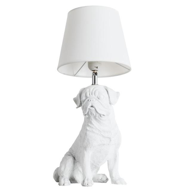 лампа настольная ARTE LAMP Bobby E27 40Вт ткань белый