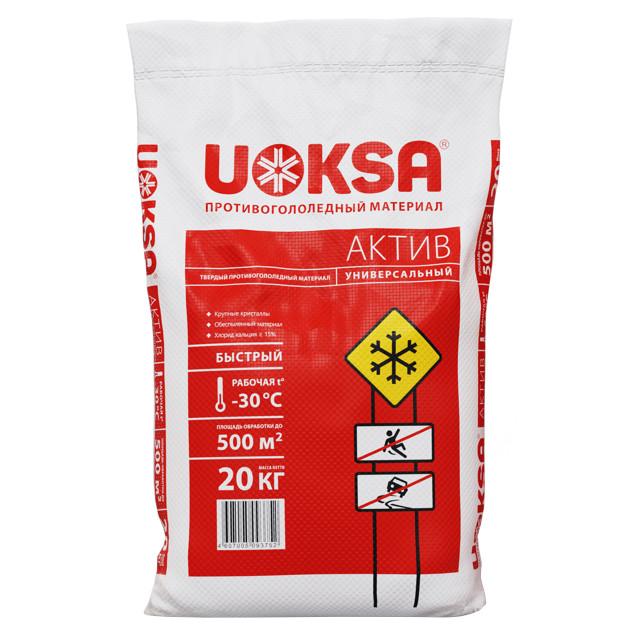 UOKSA | реагент противогололедный UOKSA АКТИВ -30C 20кг