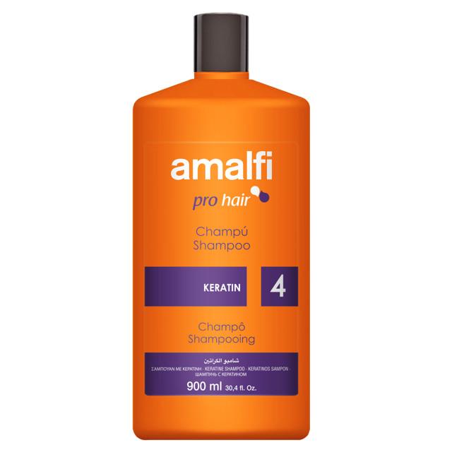 шампунь AMALFI Pro Hair Keratin 900мл