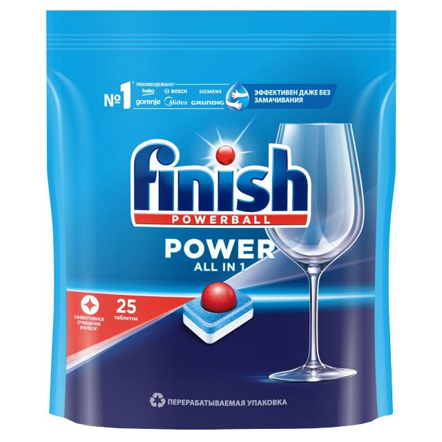 FINISH | таблетки для ПММ FINISH Power All in 1 25шт