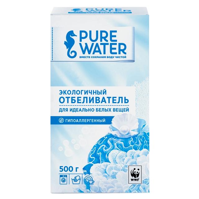 отбеливатель PURE WATER гипоаллергенный порошок 400г без хлора