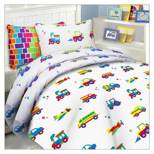 постельное белье детское MONA LIZA Kids Машинки бязь 1 нав.40х60см, арт.521015