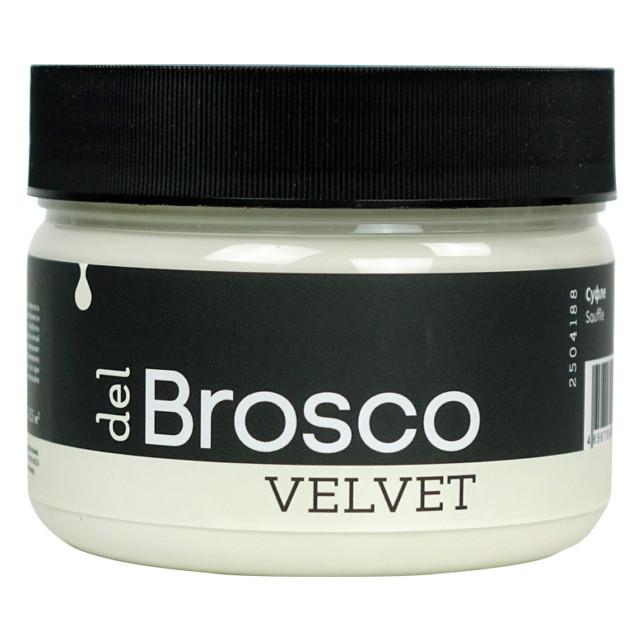 краска акриловая DEL BROSCO Velvet интерьерная 0,25л бежевая, арт.2504188