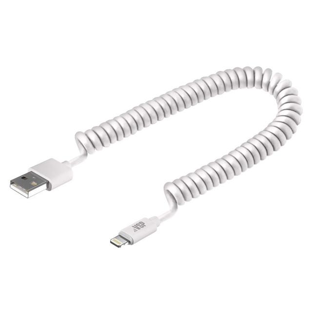 кабель USB-Lightning 8-pin 2А BORASCO 2м витой белый