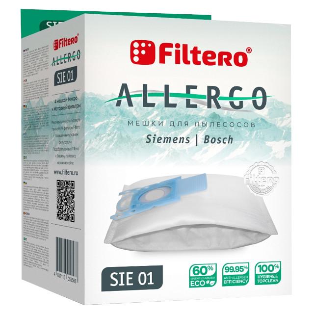 пылесборники FILTERO SIE 01 4 Allergo для Bosch, Siemens