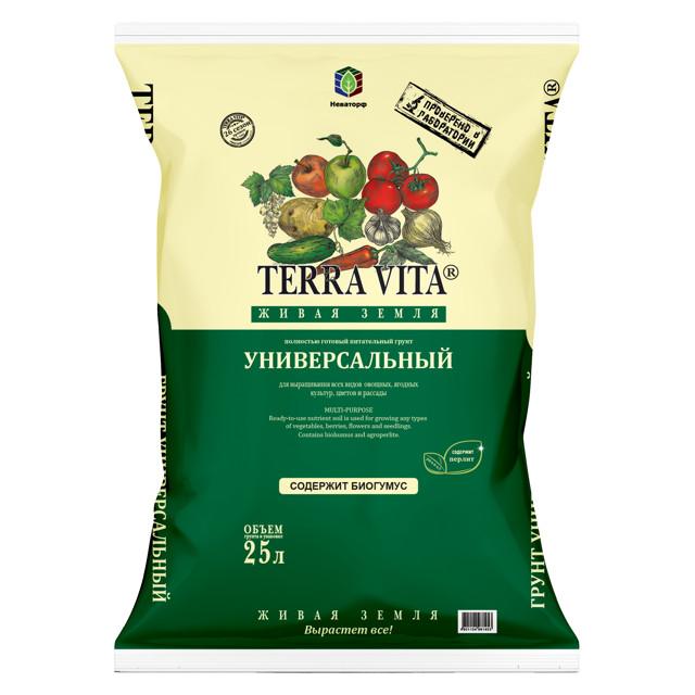 почвогрунт TERRA VITA Живая земля универсальный 25л