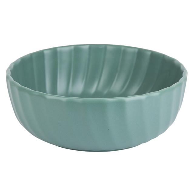 салатник NOUVELLE HOME Fresh Taste Dark green 21см 1,6л фарфор