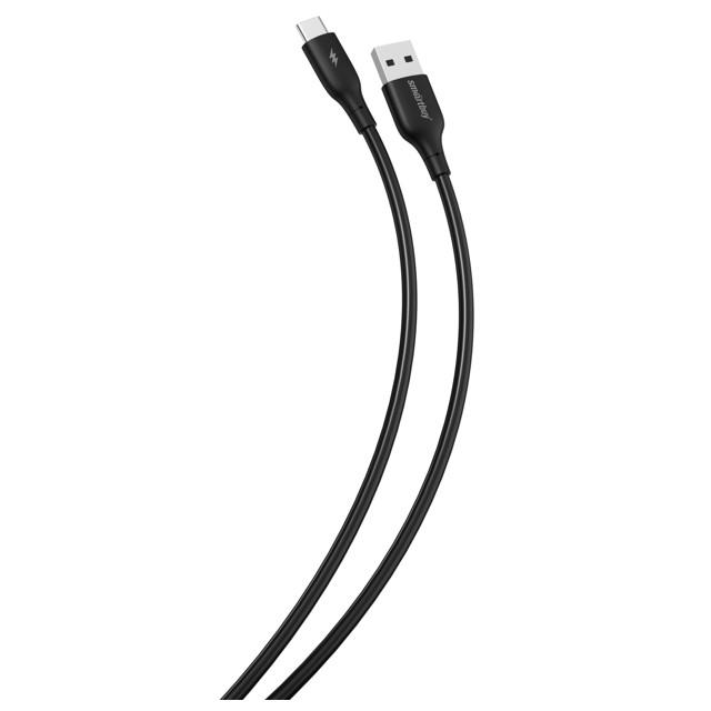 кабель USB-Type-C SMARTBUY iK-3112-S25b 1,0м черный