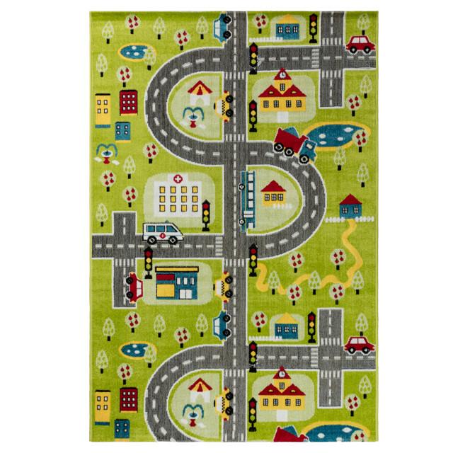 ковер PLAY RUGS 1330х1900мм D591A GREEN/CREAM полипропилен