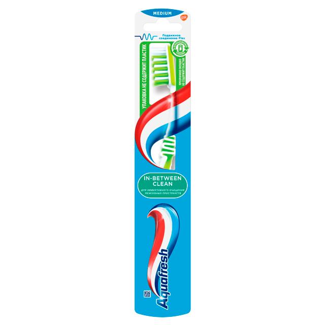 AQUAFRESH | щетка зубная AQUAFRESH In Between Clean средняя