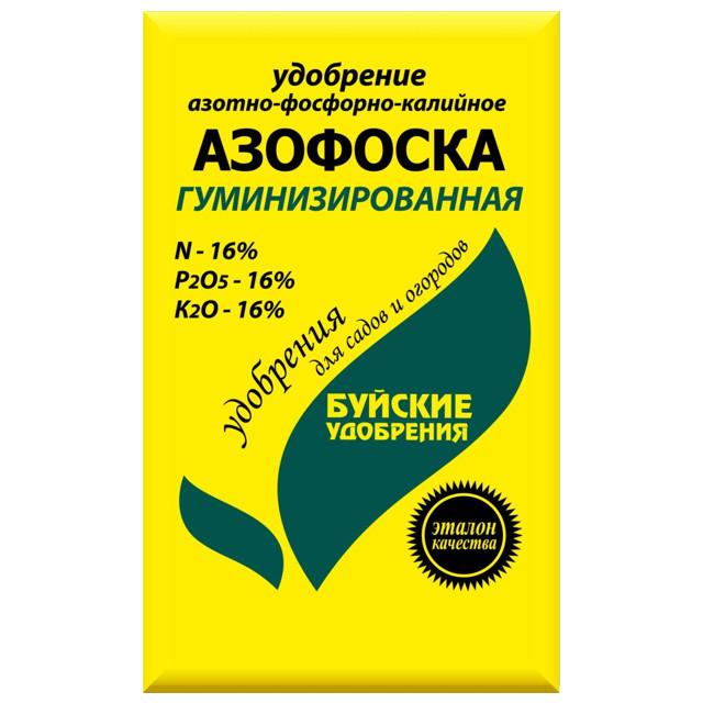 удобрение Азофоска азотно-фосфорно-калийное 0,9кг