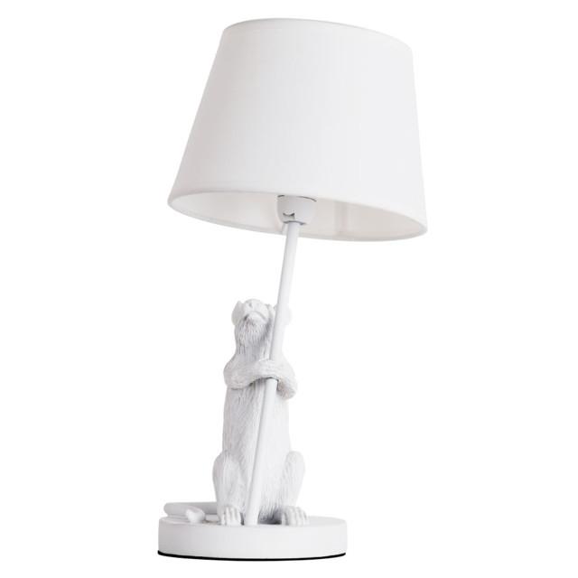 лампа настольная ARTE LAMP Gustav E14 40Вт белый