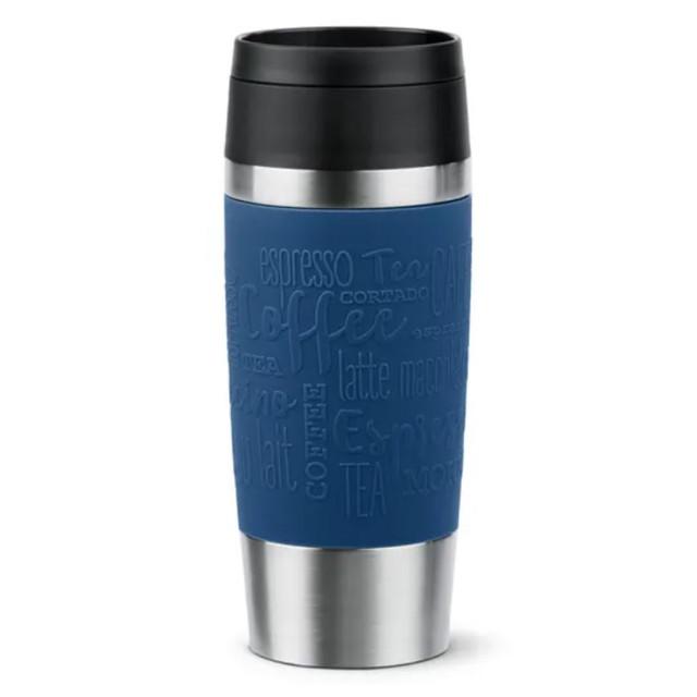 термокружка TEFAL EMSA Travel Mug Classic 360мл нерж.сталь, пластик синяя