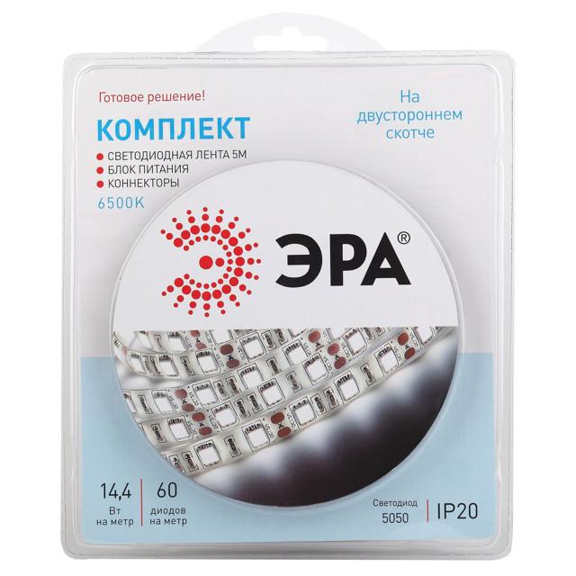 лента светодиодная ЭРА LED 72Вт IP20 6500К 5м