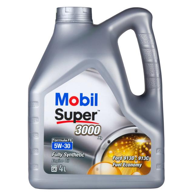 масло моторное MOBIL Super 3000 X1 Formula FE 5W-30 4л