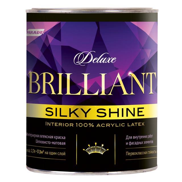 краска акриловая PARADE Deluxe brilliant silky shine белая 0,9л, 0007399