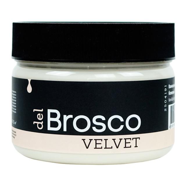 DEL BROSCO | краска акриловая DEL BROSCO Velvet интерьерная 0,25л бежевая, арт.2504191