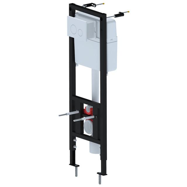 система монтажная АНИПЛАСТ 40 для подвесного унитаза с белой клавишей